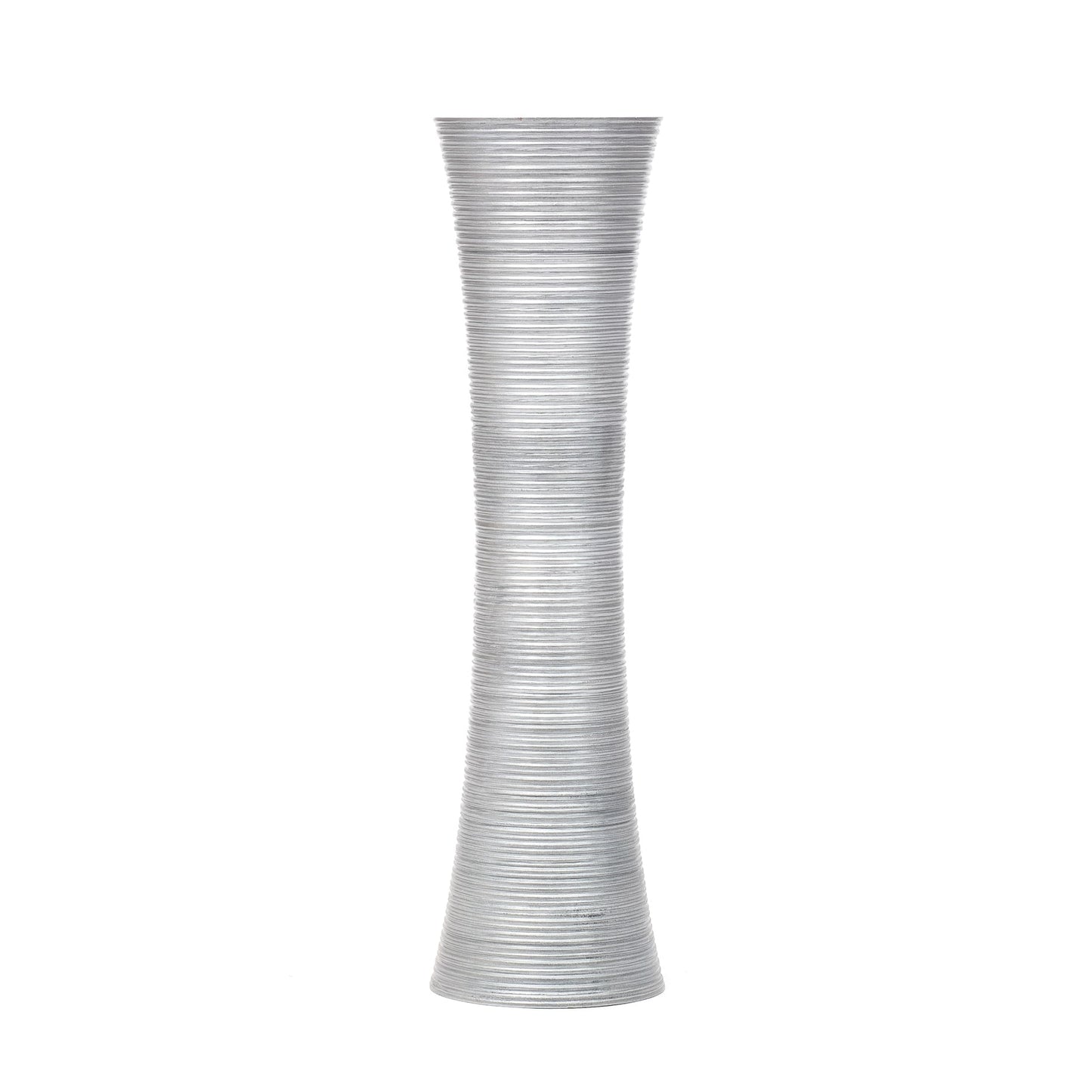 Grande vase de sol en bois de manguier – Pièce décorative artisanale de Thaïlande