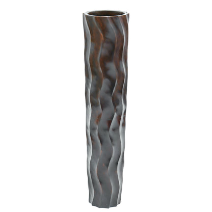Large Mango Wood Floor Vase – Handcrafted Decorative Highlight from Thailand, 85 cm