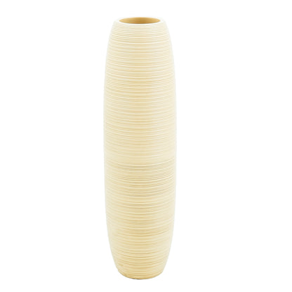 Large Mango Wood Floor Vase – Handcrafted Decorative Highlight from Thailand, 85 cm