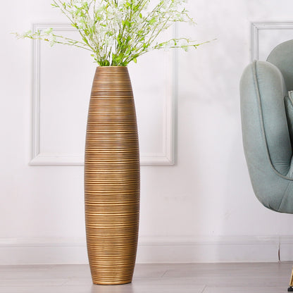 Large Resin Floor Vase – Stylish Waterproof Vase for Fresh & Dried Flowers, 65 cm