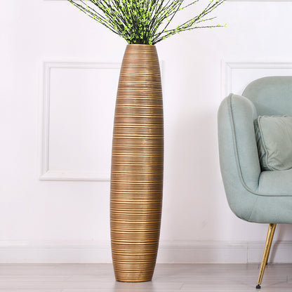 Large Resin Floor Vase – Stylish Waterproof Vase for Fresh & Dried Flowers, 85 cm