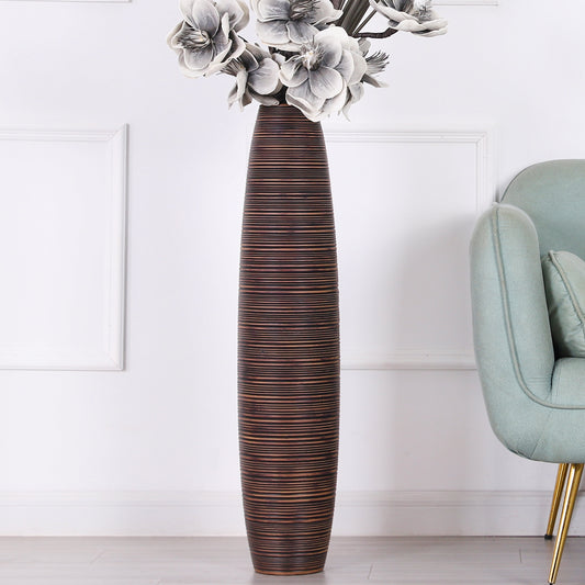 Large Resin Floor Vase – Stylish Waterproof Vase for Fresh & Dried Flowers, 85 cm