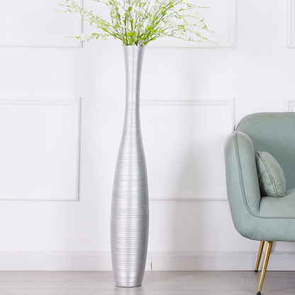 Large Resin Floor Vase – Stylish Waterproof Vase for Fresh & Dried Flowers, 105 cm