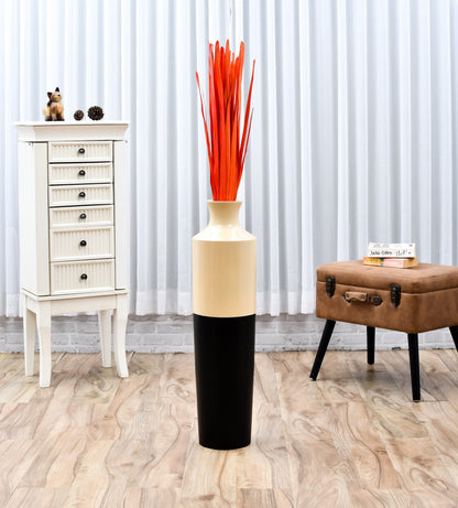 2-Pack Rattan Sticks for Floor Vases – Natural Decorative Twigs ( 8 per Bundle), orange, Palm Leaf