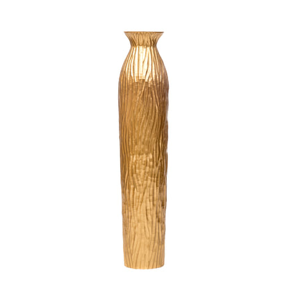 Large Mango Wood Floor Vase – Handcrafted Decorative Highlight from Thailand, 85 cm