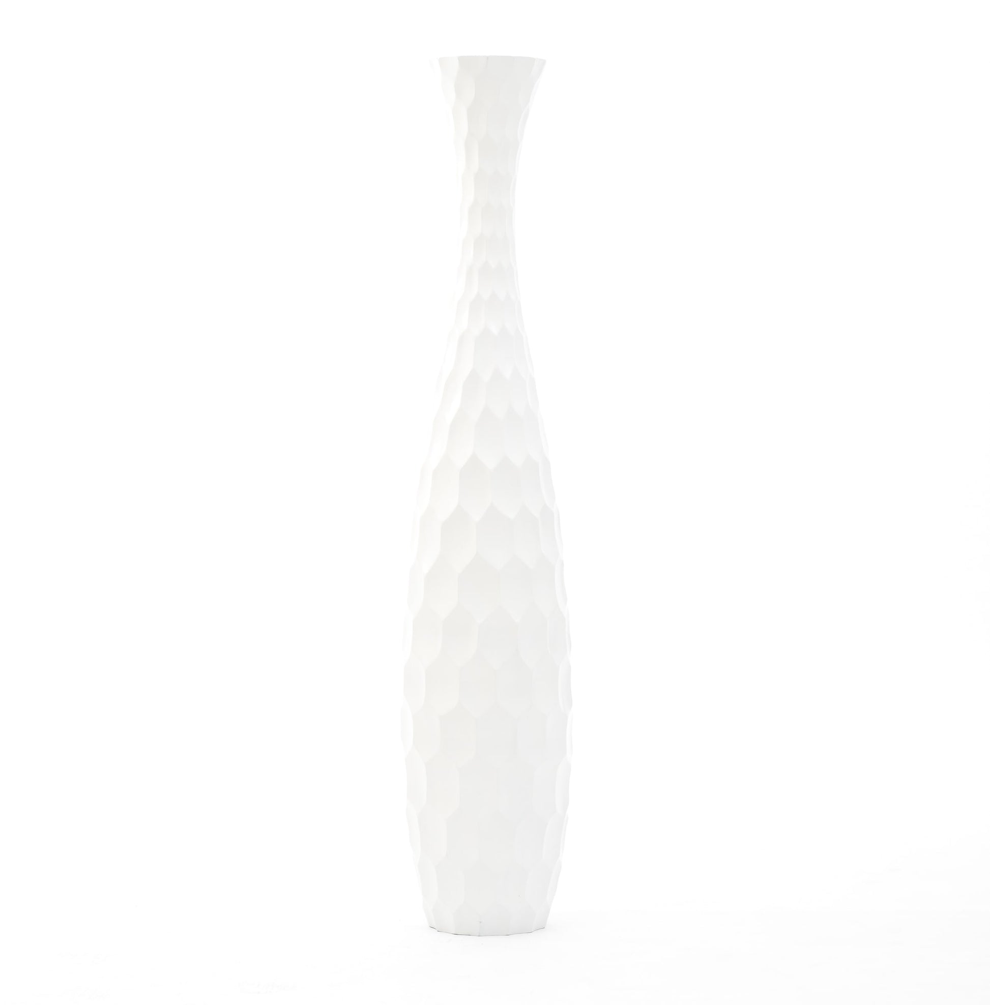 Large Mango Wood Floor Vase – Handcrafted Decorative Highlight from Thailand, 105 cm