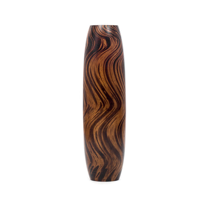 Large Mango Wood Floor Vase – Handcrafted Decorative Highlight from Thailand, 85 cm