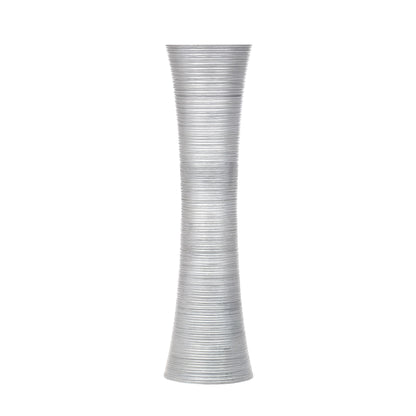 Grande vase de sol en bois de manguier – Pièce décorative artisanale de Thaïlande