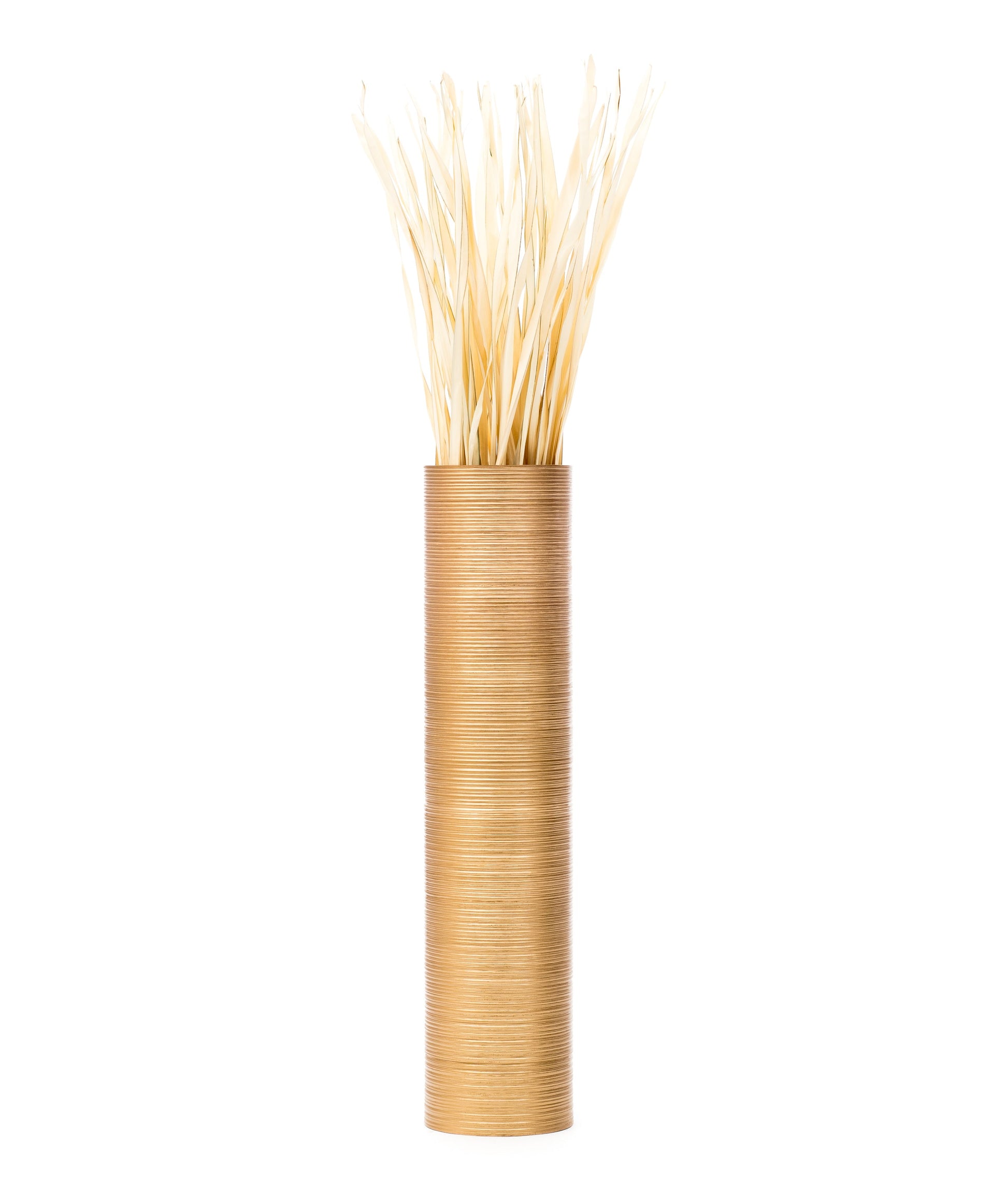 Large Mango Wood Floor Vase – Handcrafted Decorative Highlight from Thailand, 85 cm