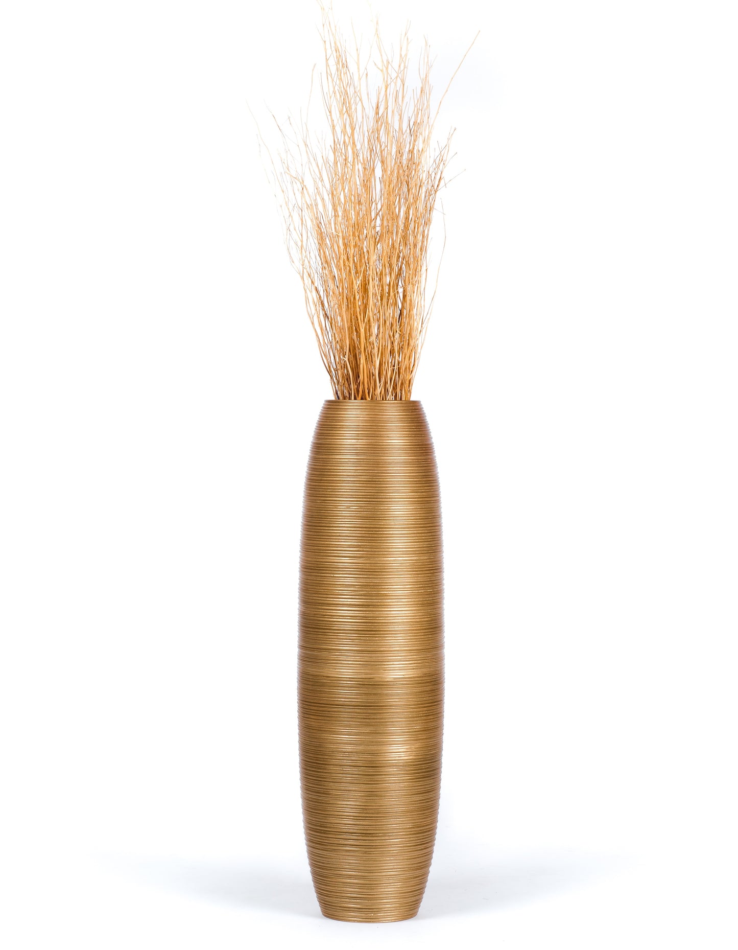Large Mango Wood Floor Vase – Handcrafted Decorative Highlight from Thailand, 85 cm