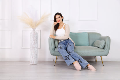 Large Resin Floor Vase – Stylish Waterproof Vase for Fresh & Dried Flowers, 85 cm