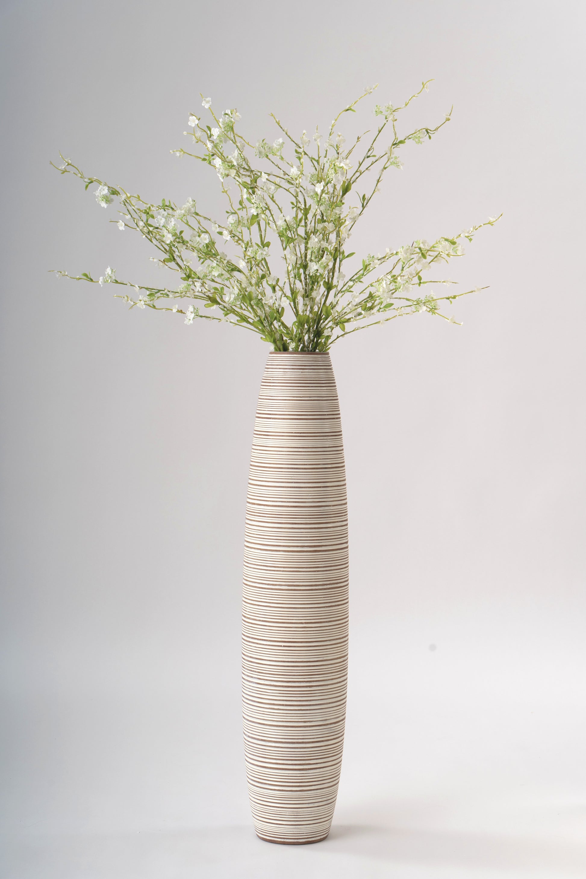 Large Resin Floor Vase – Stylish Waterproof Vase for Fresh & Dried Flowers, 85 cm
