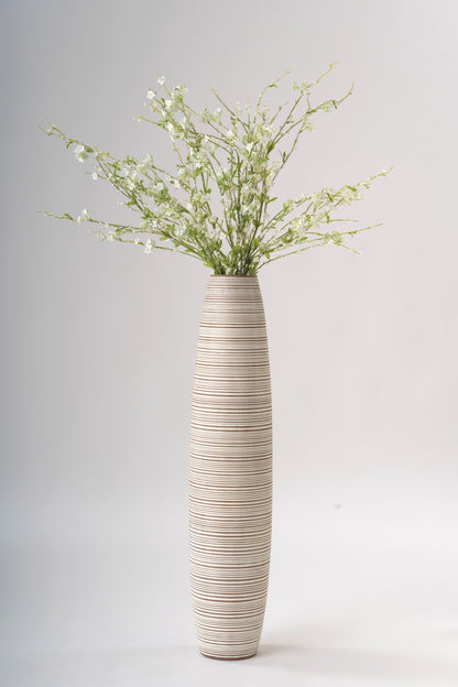 Large Resin Floor Vase – Stylish Waterproof Vase for Fresh & Dried Flowers, 85 cm