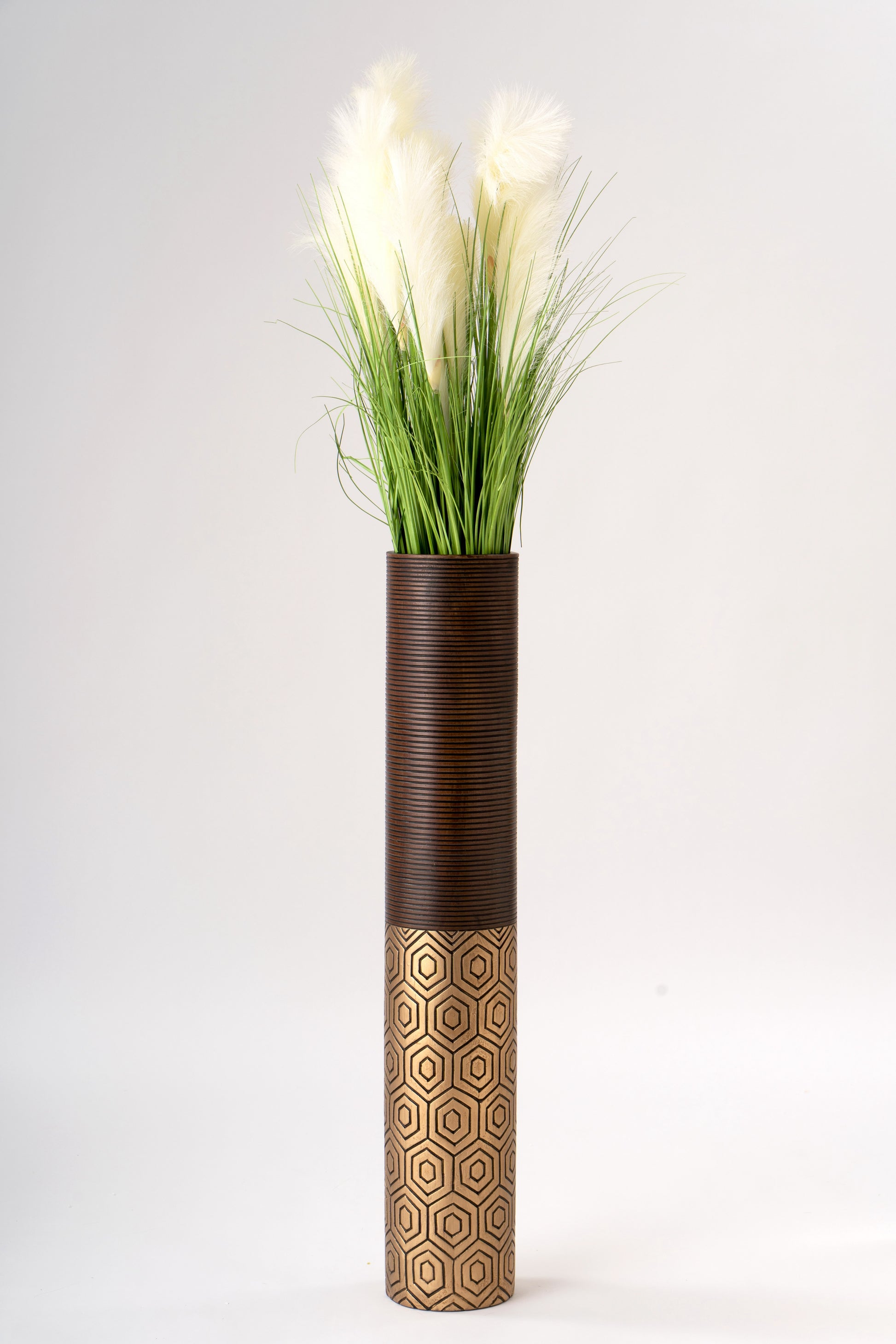 Large Resin Floor Vase – Stylish Waterproof Vase for Fresh & Dried Flowers, 85 cm