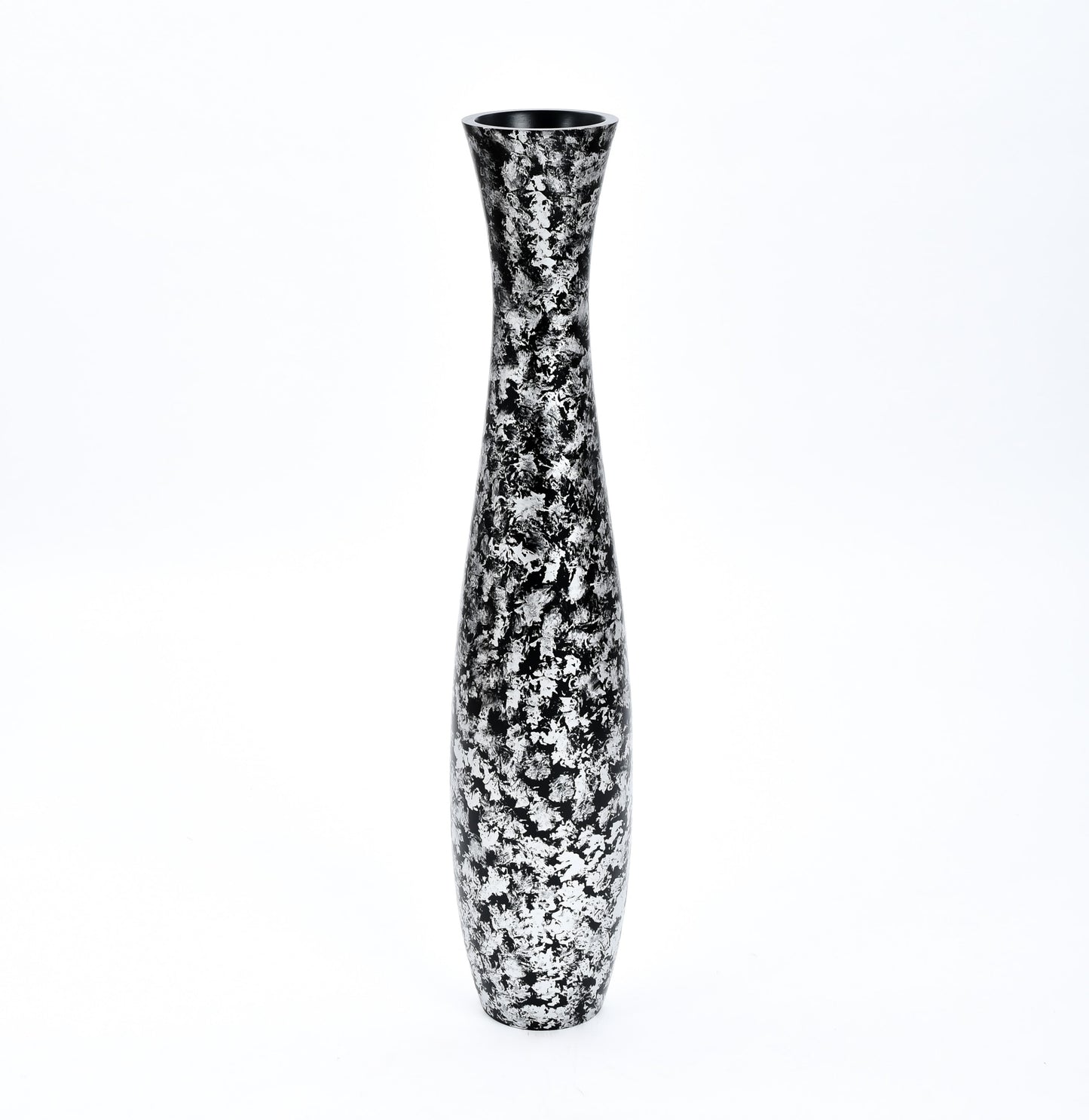 Large Mango Wood Floor Vase – Handcrafted Decorative Highlight from Thailand, 105 cm