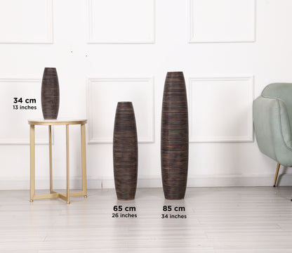 Large Resin Floor Vase – Stylish Waterproof Vase for Fresh & Dried Flowers, 85 cm